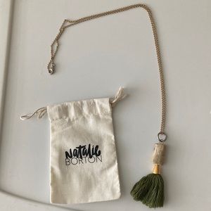 Natalie Borton Amelia tassel necklace